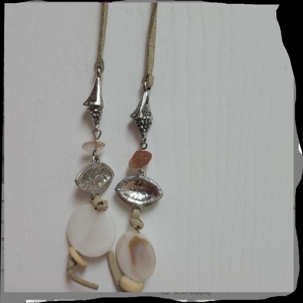 Free People “Treasure Dangles” – Mother of Pearl – Boho Luxe Earrings – Like New - Picture 9 of 9